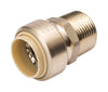 BK Products Proline Push to Connect 1/2 in. PTC X 1/2 in. D MPT Brass Adapter