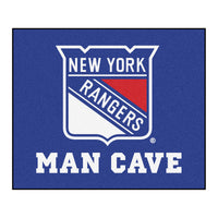 NHL - New York Rangers Man Cave Rug - 5ft. x 6ft.