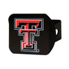 Texas Tech University Black Metal Hitch Cover - 3D Color Emblem