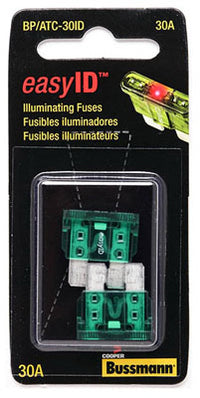 Easy ID Illuminating Auto Fuse, 2-Pk., 30A