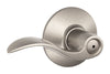 Schlage Accent Satin Nickel Privacy Lockset 1-3/4 in.