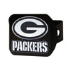 NFL - Green Bay Packers  Black Metal Hitch Cover