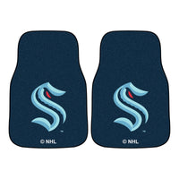 NHL - Seattle Kraken Carpet Car Mat Set - 2 Pieces