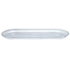 Curtis Wagner Plastics Corp DWT-1800 18" X 6.5" Clear Heavy Gauge Plastic Designer Centerpiece Plant Tray (Pack of 30)