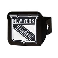 NHL - New York Rangers Black Metal Hitch Cover