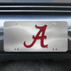 University of Alabama 3D Stainless Steel License Plate