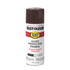 Rust-Oleum Stops Rust Gloss French Roast Brown Protective Enamel Spray Paint 12 oz. (Pack of 6)