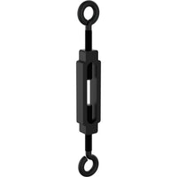 V2175 1/4" X 7-1/2"  Turnbuckle Eye / Eye - Black