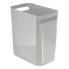 iDesign 2 gal Gray Plastic Wastebasket (Pack of 4)