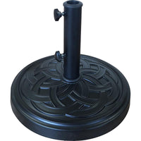 Bond Black Round Resin Umbrella Base