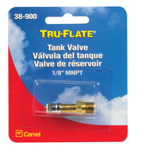 Tru-Flate Brass Tank Valve 1/8 in. Male 1 pc