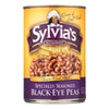 Sylvia's Black Eye Peas - Seasoned - Case of 12 - 15 oz.