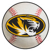 University of Missouri Baseball Rug - 27in. Diameter