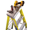 Werner 6 ft. H Fiberglass Step Ladder Type IAA 375 lb. capacity