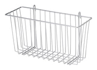 Honey Can Do SHF-04056 13.34" X 5" X 7.6" Chrome Wire Accessory Basket (Pack of 4)