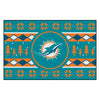 NFL - Miami Dolphins Holiday Sweater Rug - 19in. x 30in.