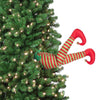 Mr. Christmas Green/Red Elf Kicker Animated Decor 16 in.