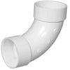 Charlotte Pipe Schedule 40 1-1/2 in. Hub X 1-1/2 in. D Hub PVC Elbow 1 pk