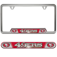 NFL - San Francisco 49ers Embossed License Plate Frame