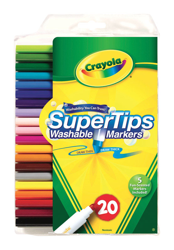 Crayola Take Note! Ultra-Fine Washable Felt-Tip Marker Pen, Pack