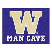 University of Washington Man Cave Rug - 34 in. x 42.5 in.