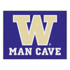 University of Washington Man Cave Rug - 34 in. x 42.5 in.