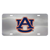 Auburn University 3D Stainless Steel License Plate