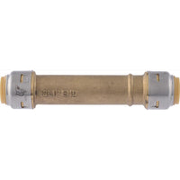 SharkBite 1/2 in. Push X 1/2 in. D Push Brass Slip Coupling