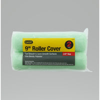 GAM Polyester 9 in. W X 3/8 in. Mini Paint Roller Cover 2 pk