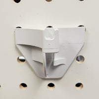 1.35 in. White Plastic Use with the hooks above 3 Prong Back Plate 100 pk