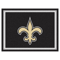 NFL - New Orleans Saints 8ft. x 10 ft. Plush Area Rug