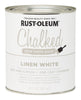 Rust-Oleum Chalked Ultra Matte Linen White Water-Based Acrylic Chalk Paint 30 oz