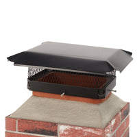 HY-C Draft King various in. Powder Coated Steel Chimney Cap