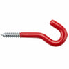 National Hardware 3-5/8 in. L Vinyl Coated Red Steel Screw Hook 50 lb. cap. (Pack of 6)