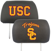 University of Southern California Embroidered Head Rest Cover Set - 2 Pieces