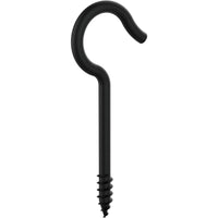 V2040 #6 3-3/8" Ceiling Hooks - Black