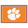 Clemson University 5ft. x 8 ft. Plush Area Rug