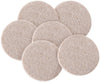 Softtouch Felt Self Adhesive Protective Pad Tan Round 2 in. W 6 pk