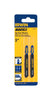 Irwin Marathon 3 in. Carbide Grit T-Shank Jig Saw Blade Assorted TPI 2 pk