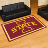 Iowa State University 5ft. x 8 ft. Plush Area Rug