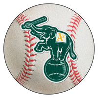 MLB - Oakland Athletics Elephant Baseball Rug - 27in. Diameter