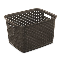 Sterilite 9.375 in. H x 12.25 in. W x 15 in. D Storage Bin (Pack of 6)