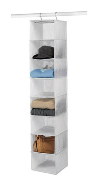 Whitmor 52 in. H X 10 in. W X 10-1/2 in. L Vinyl Hanging Vertical Closet Organizer