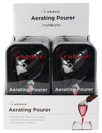 Rabbit ABS Aerating Wine Pourer (Pack of 8)