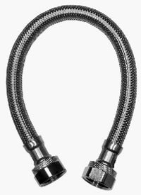 Homewerks 3/8 in. Compression X 1/2 in. D FIP 12 in. Braided Stainless Steel Faucet Supply Line