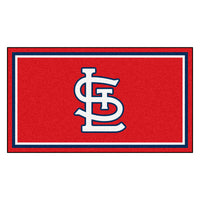 MLB - St. Louis Cardinals (STL) 3ft. x 5ft. Plush Area Rug