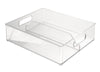 InterDesign Stackable Storage Bin 4 H x 12 W x 14.5 D in. (Pack of 6)