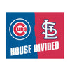 MLB House Divided - Cubs / Cardinals House Divided Rug