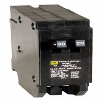 Square D HomeLine 30 amps Tandem Single Pole Circuit Breaker