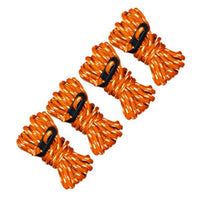 UST Brands 1/4 in. Dia. x 13 in. L x 0.25 in. H x 0.25 in. W Guy Line Orange 4 pk